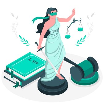 Lady Justice Illustration